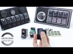 Dc 12v / 24v Automotive Rocker Switch nhôm 5 pin