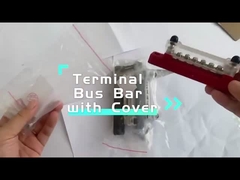 2 cái 6 Way 150A Terminal Bus Bar Bảng khối phân phối mặt đất