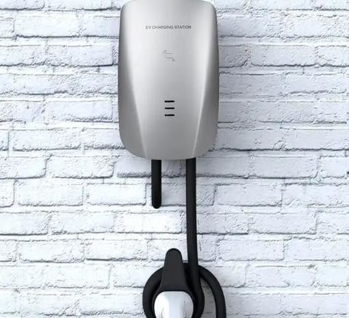 Bộ sạc xe điện treo tường 32A Cấp 2 250V với ổ cắm loại 2