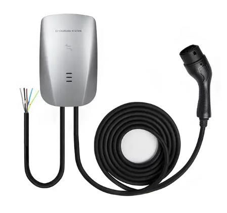 Bộ sạc xe điện treo tường 32A Cấp 2 250V với ổ cắm loại 2