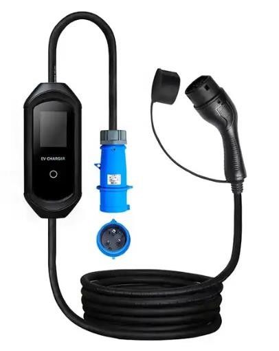 IP55 Loại 2 Bộ sạc xe điện di động 3.5KW 7KW Nhà nhẹ dễ cài đặt