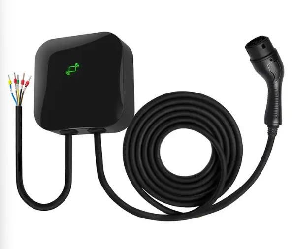 Tường ngoài Ev sạc xe điện Xe hơi Evse Wallbox 32A 22 Kw loại 2