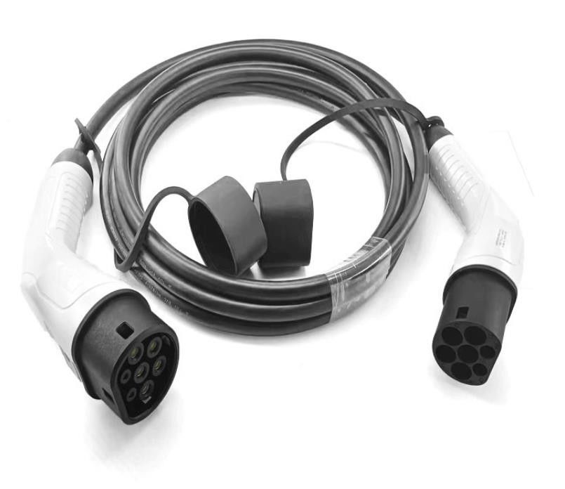 Cáp xe điện tùy chỉnh Cáp sạc EV loại 2 đến loại 2 5m