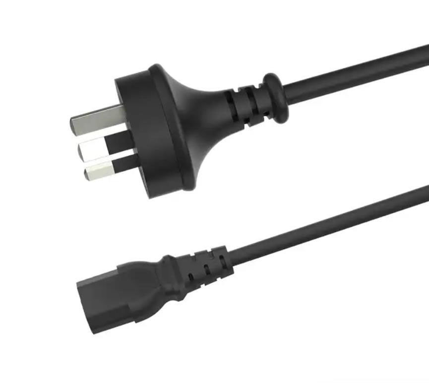 OEM Australian AC Power Cords PVC cách nhiệt 0.75mm SAA Extension Cable