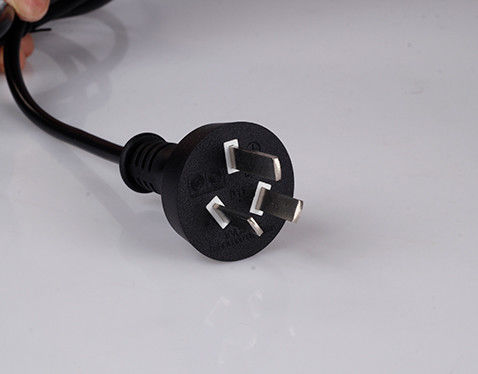 OEM Australian AC Power Cords PVC cách nhiệt 0.75mm SAA Extension Cable