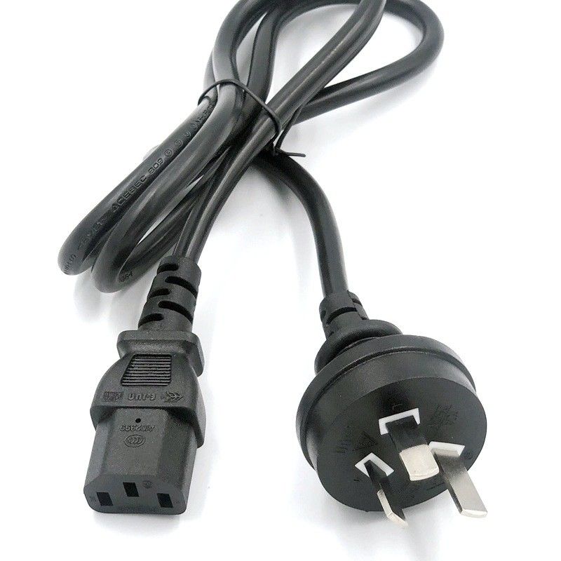 OEM Australian AC Power Cords PVC cách nhiệt 0.75mm SAA Extension Cable
