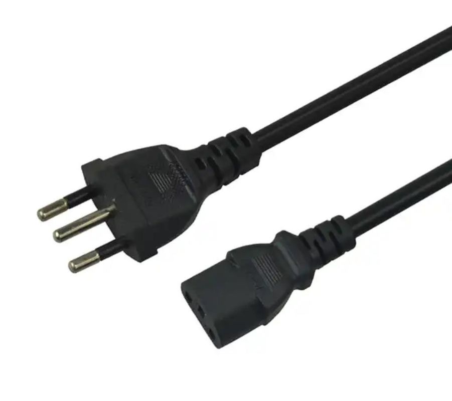 Cáp nguồn Brazil tùy chỉnh Cáp dây nguồn AC 1,5m / 1,8m / 2m