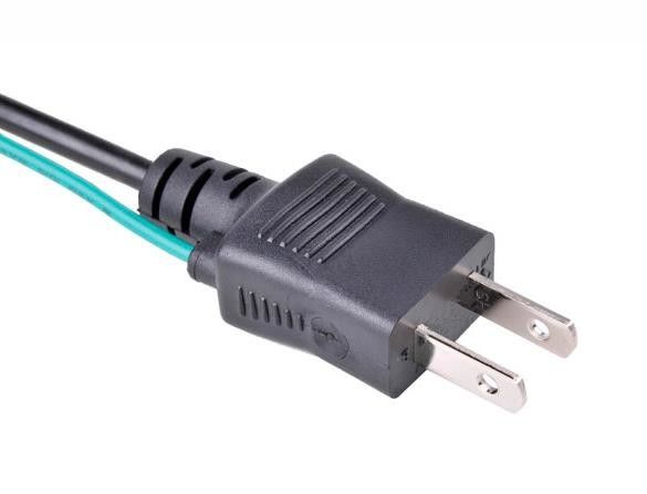 Dây nguồn quốc tế 6ft Dây nguồn Nhật 125V 2 chân