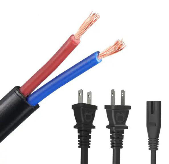 Dây nguồn PVC NEMA Nhật Bản Loại C13 18awg Cáp nguồn mở rộng