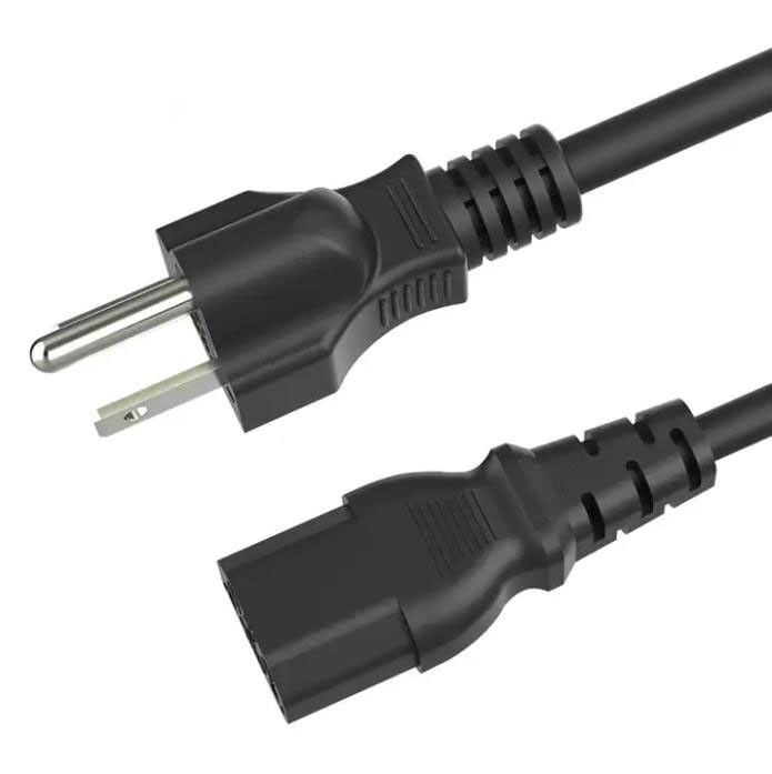 Dây nguồn AC 300V Nhật Bản Ba phích cắm Cáp nguồn mở rộng 3 lõi 18 Awg