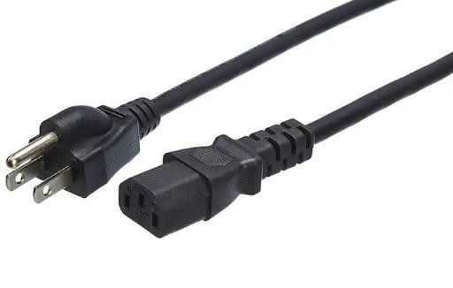 Dây nguồn IEC US Dây cáp điện AC 250V 3 chân chống nước cho máy tính