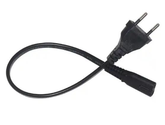 Dây nguồn AC linh hoạt của EU Dây nối điện nhẹ 2 pin