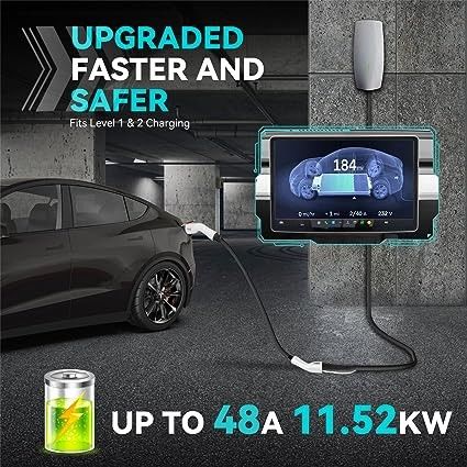 Model 3 Bộ sạc xe điện 11kw 22kw Bộ sạc EV di động loại 2