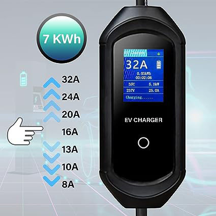 GBT 200-250V Mức 2 3.5KW 7KW Cáp sạc nhanh di động chống bụi 5M 7M 10M