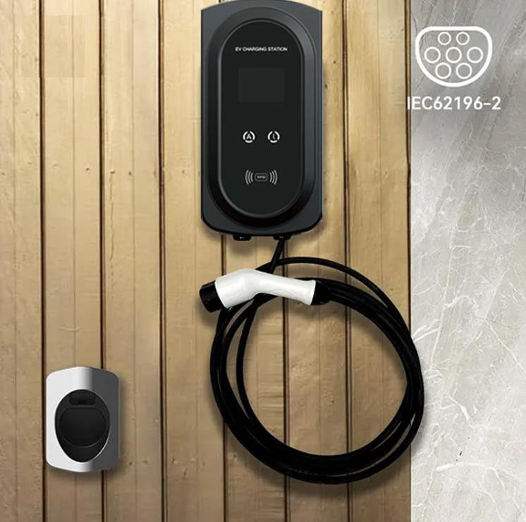 Bộ sạc EV điện OEM 7Kw Wallbox Loại 2 Bộ sạc gia đình EV Cấp 2