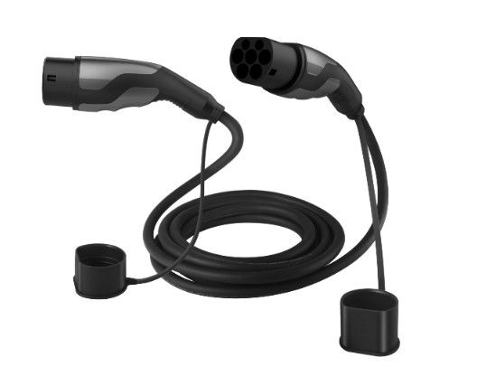 Iec 62196 10m Ev sạc cáp 1 giai đoạn / 3 giai đoạn loại 2 đến loại 2