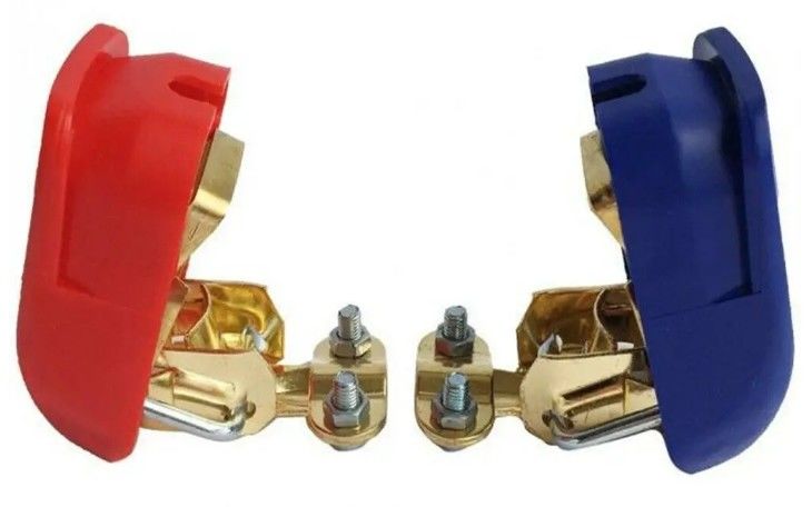 1 cặp 12V xe ô tô nhanh chóng giải phóng pin ngắt kết nối thiết bị đầu cuối kẹp kết nối ô tô Inline Fuse Holder