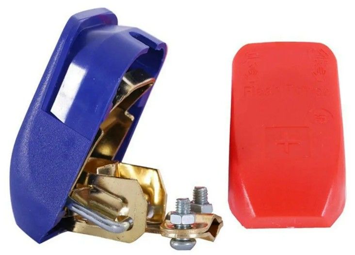 1 cặp 12V xe ô tô nhanh chóng giải phóng pin ngắt kết nối thiết bị đầu cuối kẹp kết nối ô tô Inline Fuse Holder