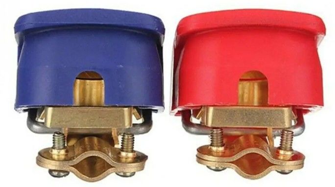 1 cặp 12V xe ô tô nhanh chóng giải phóng pin ngắt kết nối thiết bị đầu cuối kẹp kết nối ô tô Inline Fuse Holder