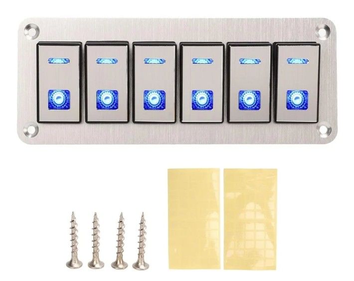 Bảng chuyển đổi chuyển đổi, Rocker Switch Panel Waterproof Universal UTV Boat Switch nhỏ