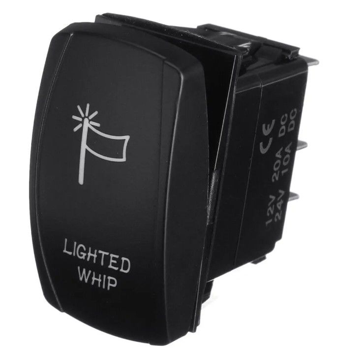 12V 24V Oem tùy chỉnh biểu tượng biển dẫn chống nước 24 Volt Marine 4 Pin 5Pin Onoffon Rocker Switch