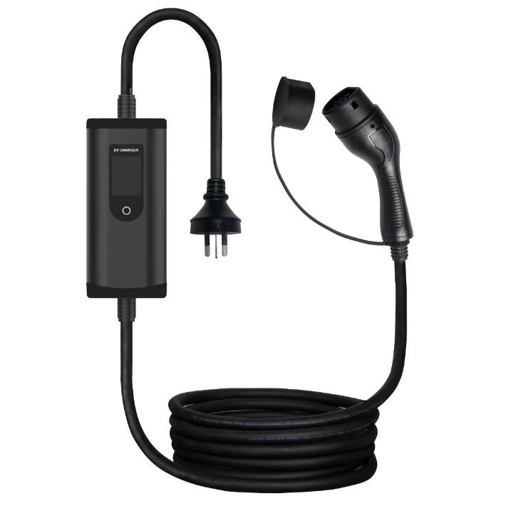 Xe điện 32A 7Kw TYPE 2 Ev Sở sạc EV Dây sạc di động với màn hình điều chỉnh