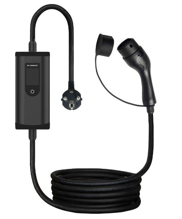 Xe điện 32A 7Kw TYPE 2 Ev Sở sạc EV Dây sạc di động với màn hình điều chỉnh