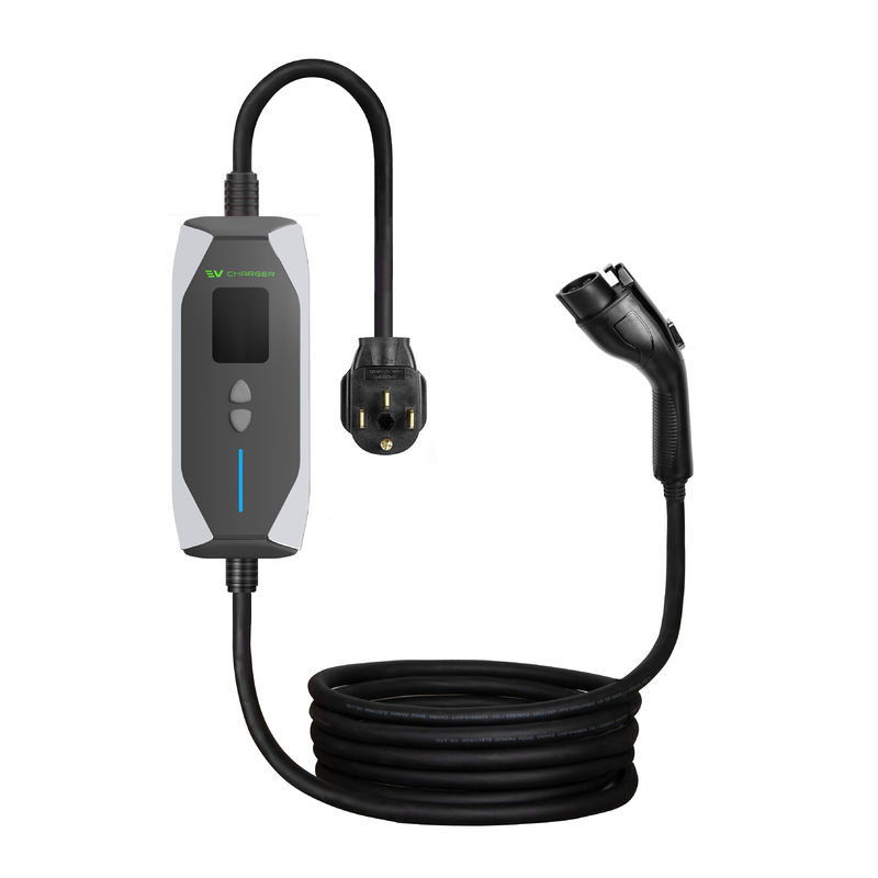Bộ sạc EV khẩn cấp di động 7KW Bộ sạc EV năng lượng mới 0,96 inch loại 2