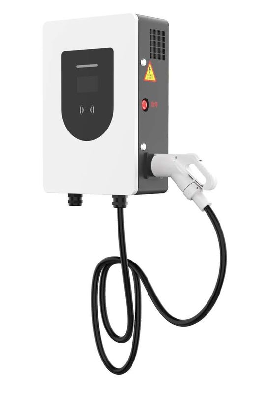30kW IP54 CCS Đài sạc DC EV được gắn trên tường 4G Ethernet 5M CHAdeMO DC EV