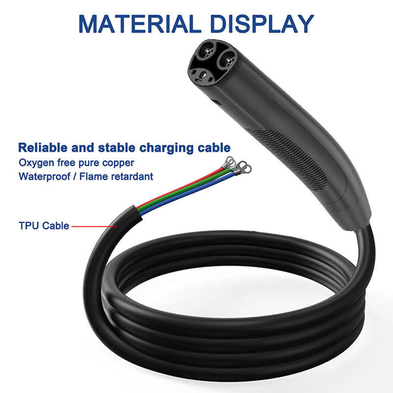 Tesla NACS Plug 5M 7m 10m Cáp SAE J3400 Cáp nạp súng EV cắm mở