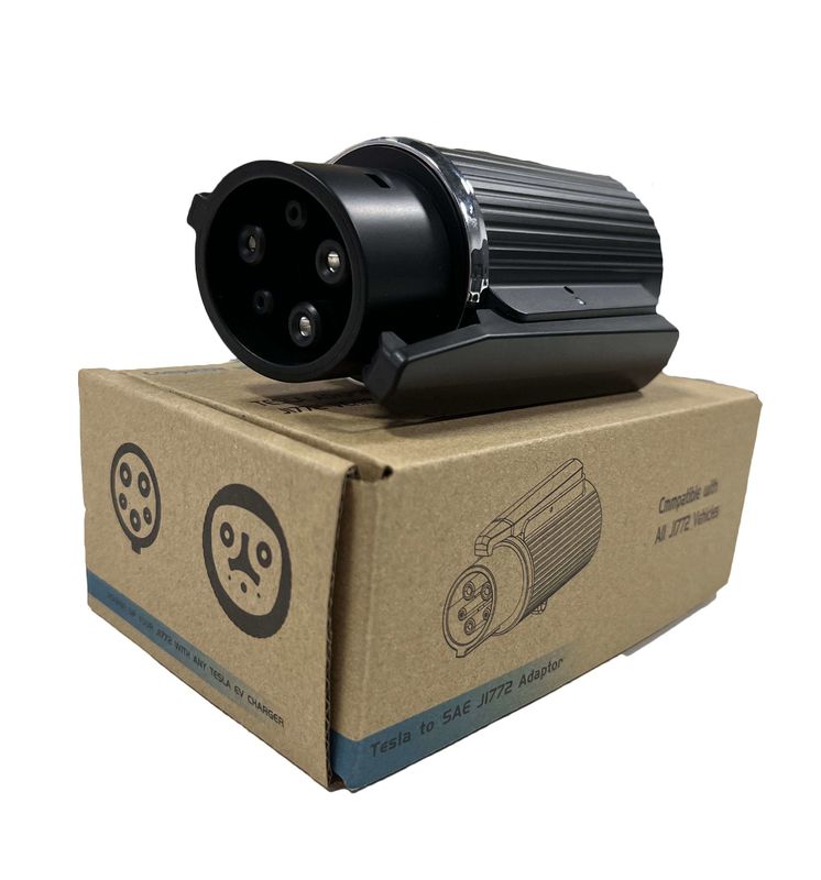 240v Type 1 To Tesla Adapter 60a J1772 Adapter bộ sạc AC EV di động cho xe Tesla