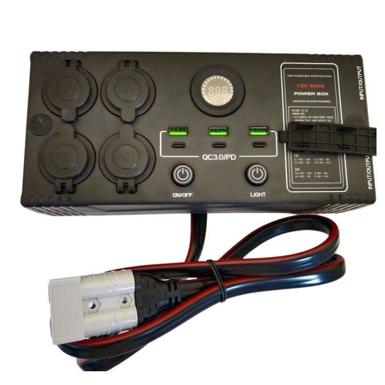 USB di động QC3.0 PD Switch Control DC DC sạc Mini Power Box Với Control Box