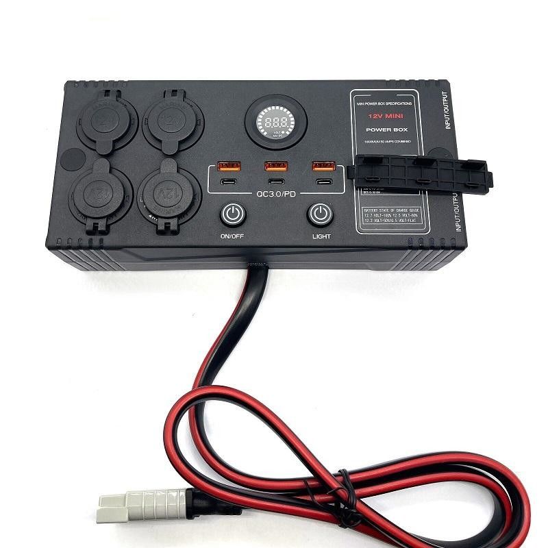USB di động QC3.0 PD Switch Control DC DC sạc Mini Power Box Với Control Box