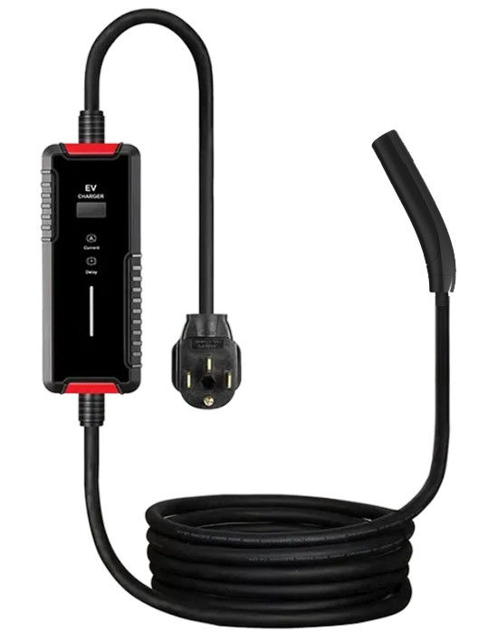 Bộ sạc xe Tesla NACS EV di động thông minh 240V AC 16A / 32A / 40A SAE J3400 Bộ sạc xe điện gia đình