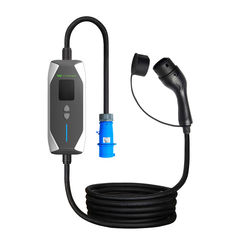 OEM ODM GBT 32A 7KW Sạc nhanh xe điện uống Sạc ngoài trời 1 giai đoạn Sạc EV uống với cáp 5M