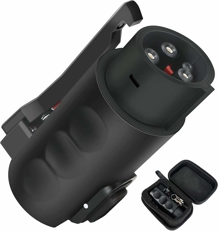 80A 240v Ac Tesla Charger Connector Ev Adapter Charger Tesla To J1772 Adapter cho Tesla