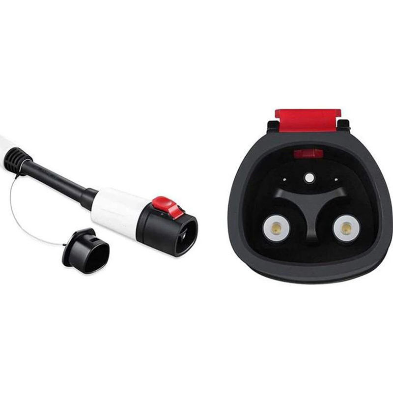 An toàn di động 60A 250V Tesla đến Type1 EV Charger Adapter với cáp cho bộ sạc xe điện