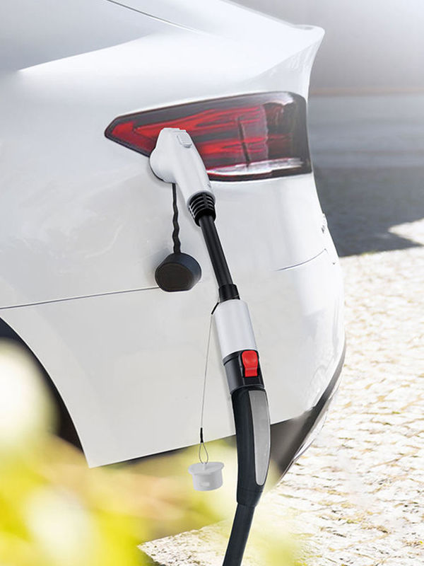 An toàn di động 60A 250V Tesla đến Type1 EV Charger Adapter với cáp cho bộ sạc xe điện