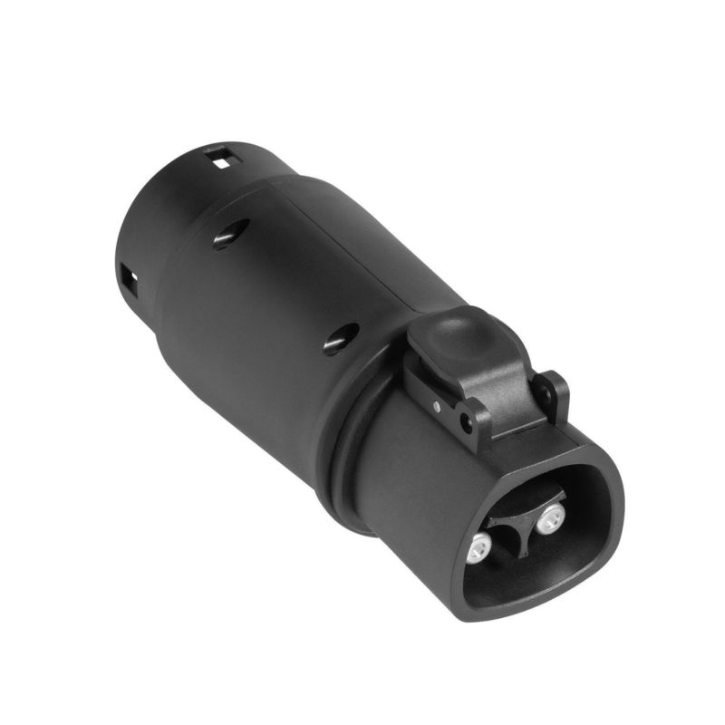 Tesla To Type2 Charger Adapter 60A max Connector 14kw Ev Plug Sạc nhanh
