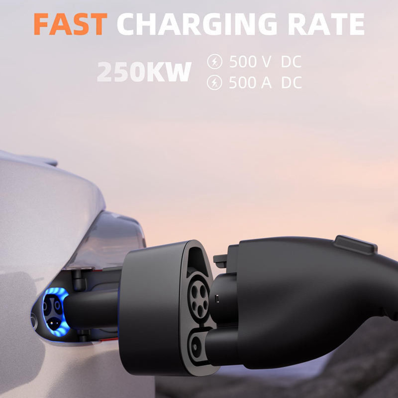 DC Sạc nhanh J1772 CCS1 Cho Tesla EV Charging Adapter Cho Tesla Model S / X / 3 / Y