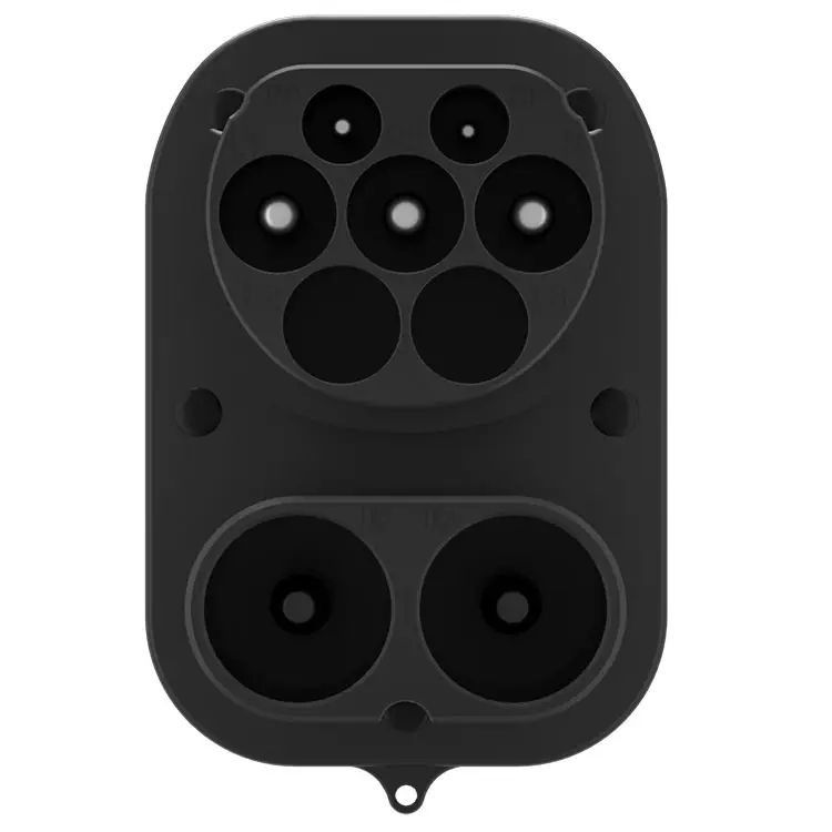 Châu Âu CCS2 để Tesla xe điện sạc CCS2 DC adapter cho TESLA AC + DC