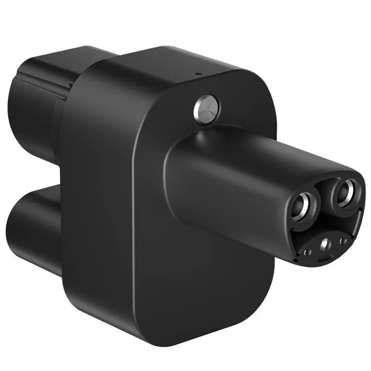 Châu Âu CCS2 để Tesla xe điện sạc CCS2 DC adapter cho TESLA AC + DC
