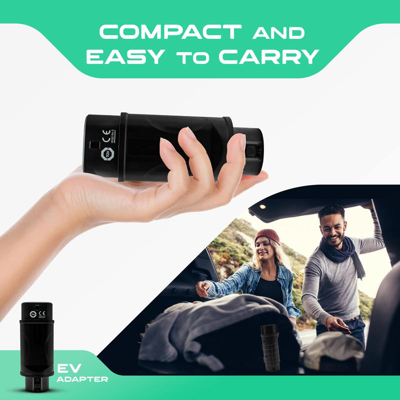 Bộ điều hợp EV Bộ sạc EV SAE J1772 loại 1 đến IEC 62196 loại 2 Tương thích với đầu nối sạc TYPE 1