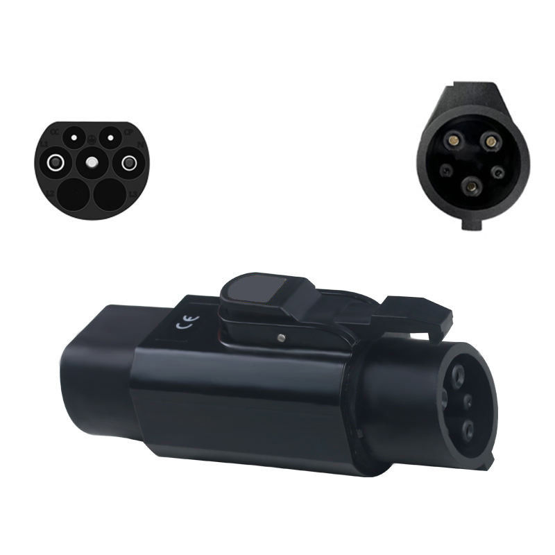 Type2 To J1772 EV Charging Adapter Đàn ông Type1 To Female Type 2 Điện xe điện Bộ kết nối sạc