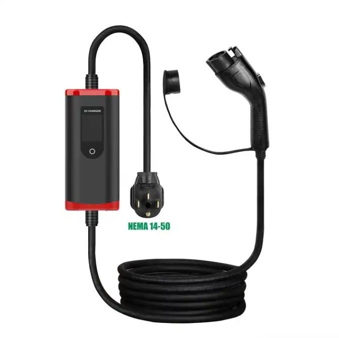 Nhà máy 8a-32a Bộ sạc xe điện nhanh có thể điều chỉnh SAE J1772 TYPE1 Bộ sạc EV di động